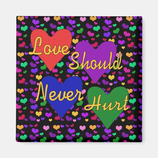 Sensibilisierung für Gewalt im Inland Magnet (Vorne)