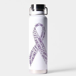 Sensibilisierung für Gewalt im Inland Trinkflasche