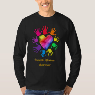 Sensibilisierung für häusliche Gewalt Hands häusli T-Shirt