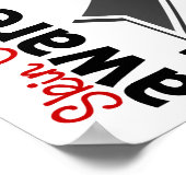 Sensibilisierung für Hautkrebs 5 Poster (Ecke)