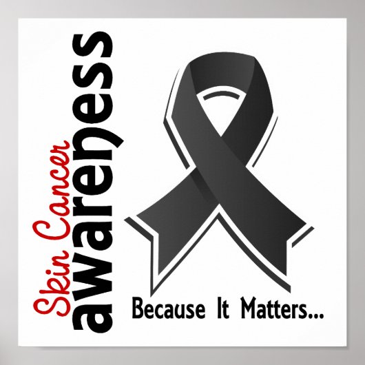 Sensibilisierung für Hautkrebs 5 Poster (Vorne)