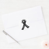 Sensibilisierung für Hautkrebs Runder Aufkleber (Umschlag)