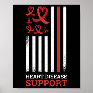 Sensibilisierung für Krankheiten Roter Band 2 Poster