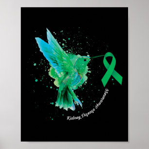 Sensibilisierung für Krankheiten Sonnenblume Hummi Poster