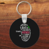 Sensibilisierung für Krankheiten TransplantatOrgan Schlüsselanhänger (Vorderseite)