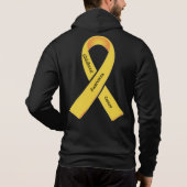 Sensibilisierung für Krebs bei Kindern Hoodie (Rückseite)