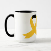 Sensibilisierung für Krebs bei Kindern Tasse (Links)