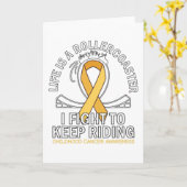 Sensibilisierung für Krebs im Kindesalter für Gold Karte (Gelbe Blume)