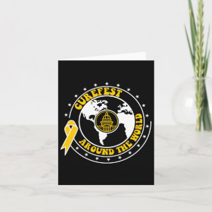 Sensibilisierung für Krebs im Kindesalter Karte