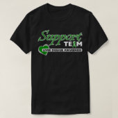 Sensibilisierung für Lebererkrankungen Grüne Unter T-Shirt (Design vorne)
