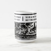 Sensibilisierung für Luftverschmutzung Moderne, tr Kaffeetasse (Mittel)