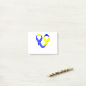 Sensibilisierung für Mamas für das Ribbon Heart Do Post-it Klebezettel (Auf Schreibtisch)