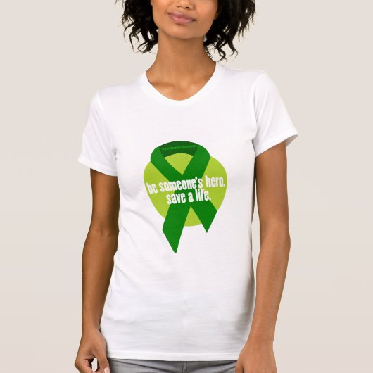 Sensibilisierung für Organspende T-Shirt (Vorderseite)