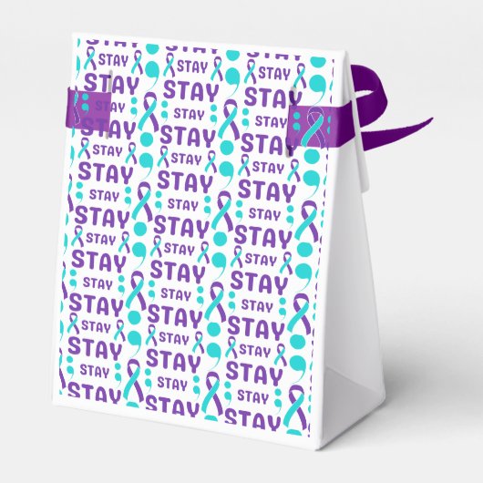 Sensibilisierung für psychische Gesundheit Bleibe  Geschenkschachtel (Rückseite)