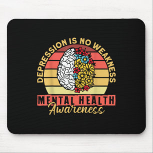 Sensibilisierung für psychische Gesundheit Depress Mousepad