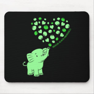 Sensibilisierung für psychische Gesundheit Elephan Mousepad