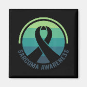 Sensibilisierung für Sarcoma-Krebs Magnet (Vorne)