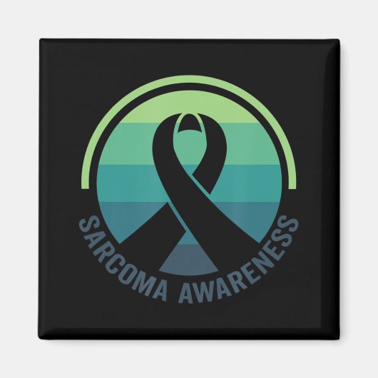 Sensibilisierung für Sarcoma-Krebs Magnet (Vorne)