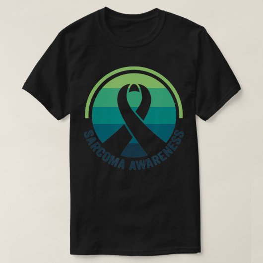 Sensibilisierung für Sarcoma-Krebs T-Shirt (Design vorne)