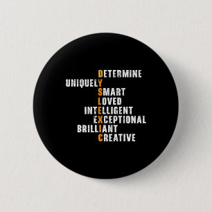 Sensibilisierung für Störungen Lernen Behinderung Button