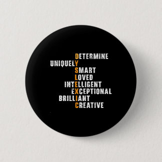 Sensibilisierung für Störungen Lernen Behinderung  Button