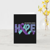 Sensibilisierung für Suizidprävention Mentale Gesu Karte (Gelbe Blume)