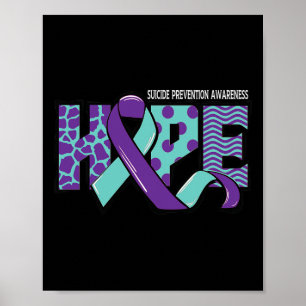 Sensibilisierung für Suizidprävention Mentale Gesu Poster