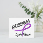 Sensibilisierung für zystische Fibrose 3 Postkarte (Stehend Vorderseite)