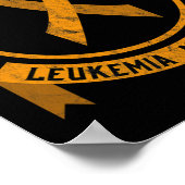 Sensibilisierung gegen den Stigma-Blutkrebs Poster (Ecke)