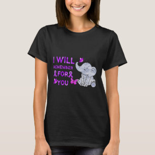 Sensibilisierung Niedlichen Elefanten werde ich mi T-Shirt
