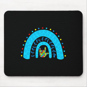 Sensibilisierung Regenbogen Unterstützung Puzzle L Mousepad