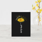 Sensibilisierung Sonnenblumen Kind Gelbe Schleife Karte (Gelbe Blume)