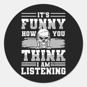 Sensibilisierung und Geste der Handbewegung Runder Aufkleber