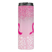 Sensibilisierung/Unterstützung für Brustkrebs Thermosbecher (Rückseite)