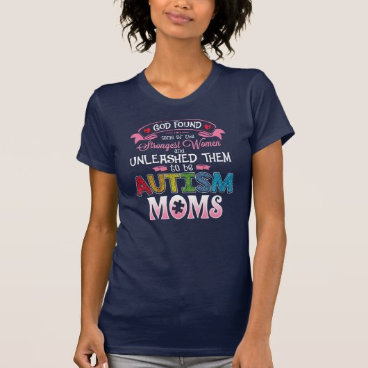 Sensibilisierung von Autismus-Mamas T-Shirt (Vorderseite)