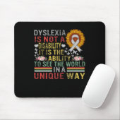 Sensibilisierung Welteinzigartig Nicht Behinderung Mousepad (Mit Mouse)