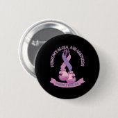 Sensibilisierungsband Boxing Gloves Fibro Kämpfer Button (Vorne & Hinten)