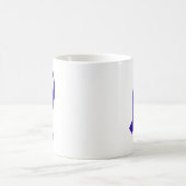 Sensibilisierungsband (dunkelblau) kaffeetasse (Mittel)