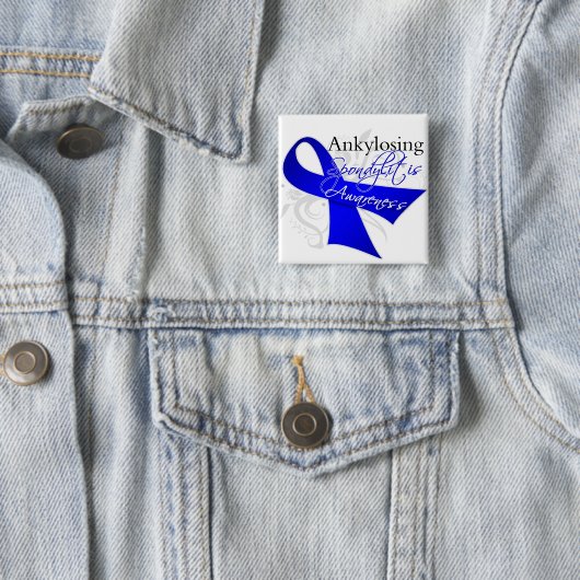 Sensibilisierungsband für die ankylosierende Spond Button (Beispiel)