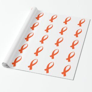 Sensibilisierungsband (Orange) Geschenkpapier