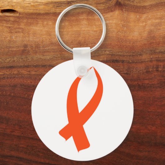 Sensibilisierungsband (Orange) Schlüsselanhänger (Vorderseite)