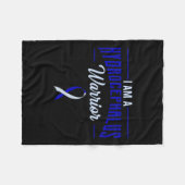 Sensibilisierungsbefürworter Kämpfer Geschenkidee Fleecedecke (Vorderseite (Horizontal))