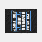 Sensibilisierungsbeihilfe Implantat Asl 1 Fleecedecke (Vorderseite (Horizontal))