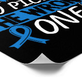 Sensibilisierungsdesign für einen Alopezie-Unterst Poster (Ecke)