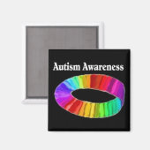 Sensibilisierungsgruppe für Autismus Magnet (Vorderseite/Rückseite)