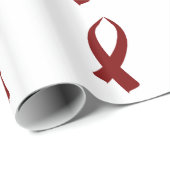 Sensibilisierungskampagne (Burgund) Geschenkpapier (Rolleneckpunkt)