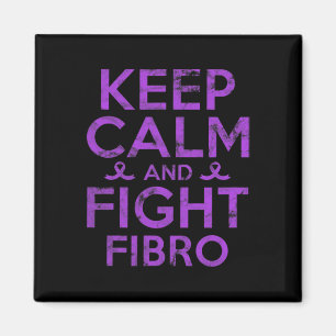 Sensibilisierungskampagne Fibro kämpfen Krieger Gr Magnet