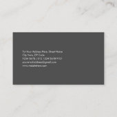 Sensibilisierungskampagne für Behinderung Visitenkarte (Rückseite)