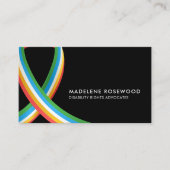 Sensibilisierungskampagne für Behinderung Visitenkarte (Vorderseite)