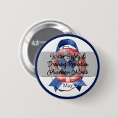 Sensibilisierungskampagne für Wassersicherheit und Button (Vorne & Hinten)